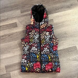 Adidas Multicolor Floral Hooded Vest